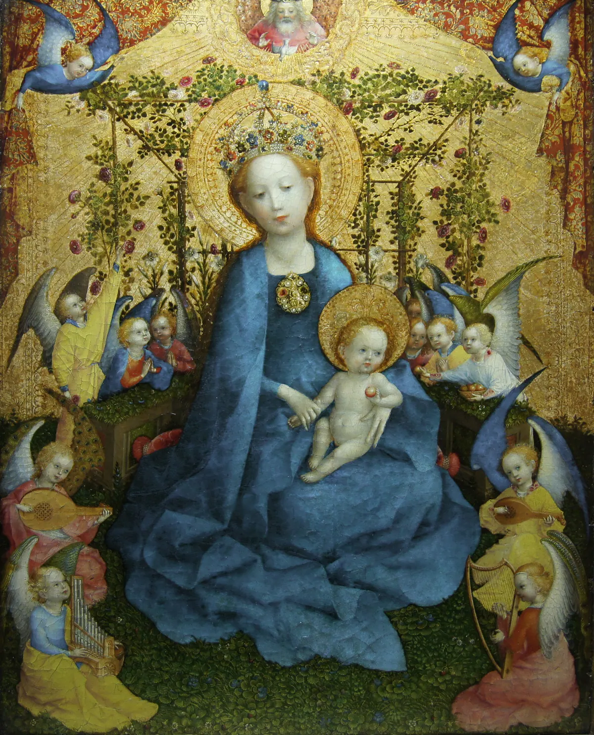 La Virgen del rosal (Stefan Lochner)