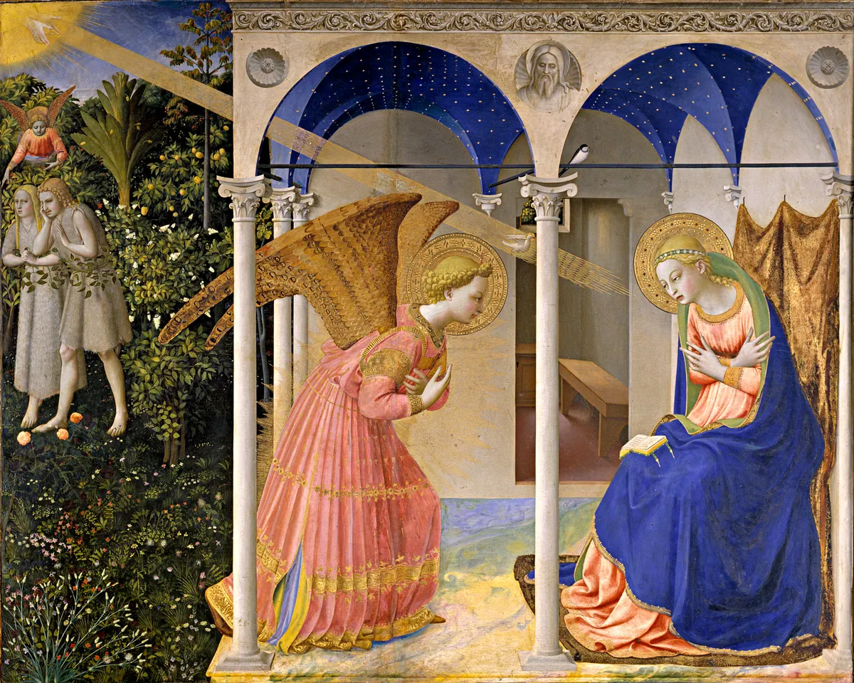 La Anunciación (Fra Angelico, Museo del Prado)