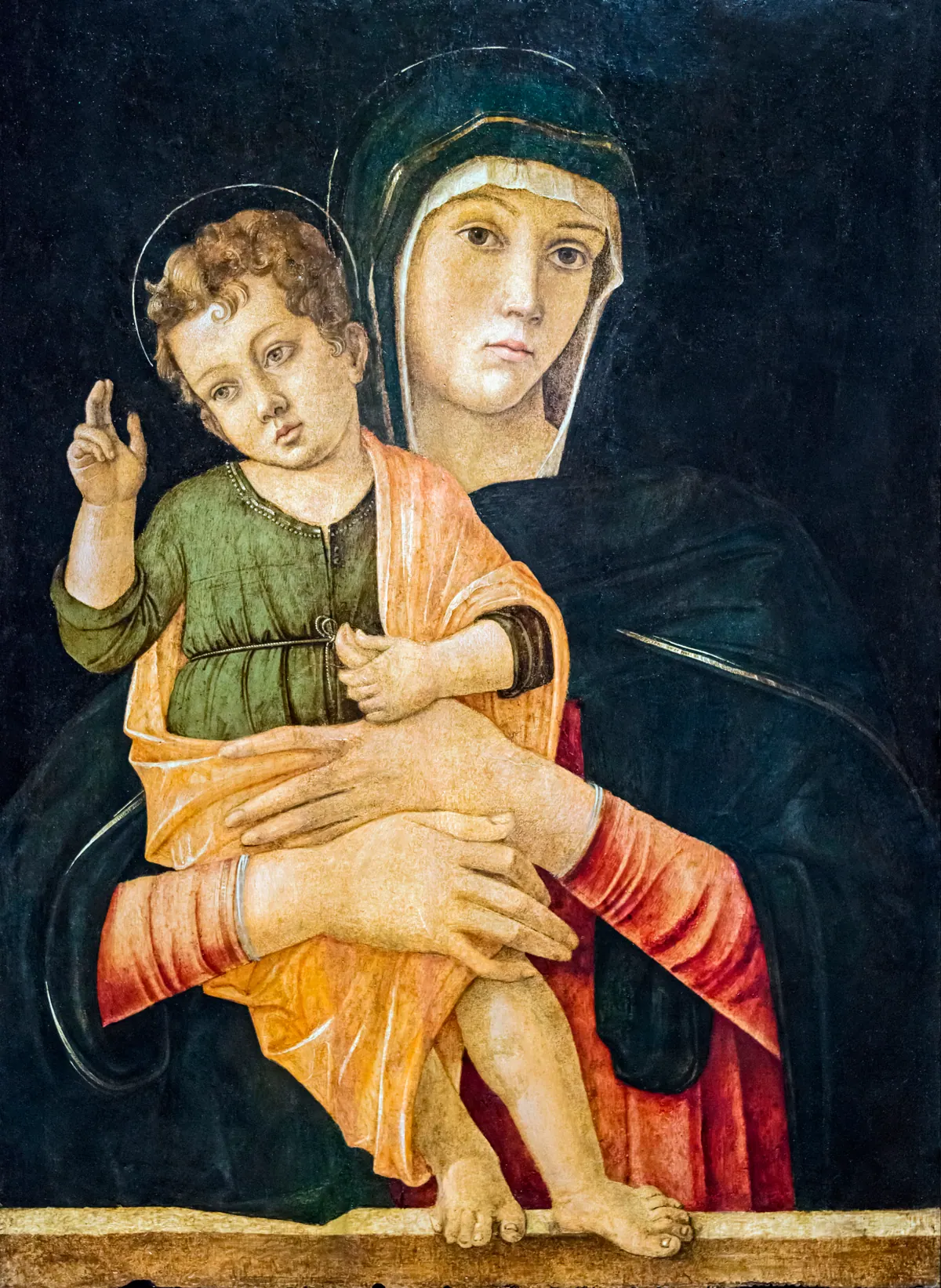 La Virgen con el Niño bendiciendo (Giovanni Bellini)