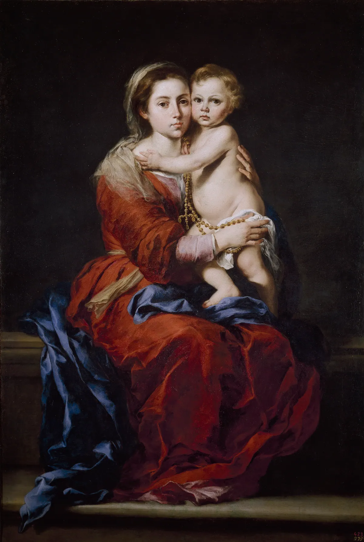 La Virgen del Rosario (Murillo, Museo del Prado)