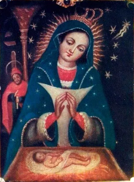 Lienzo de Nuestra Señora de la Altagracia (Natividad), venerado en Higüey