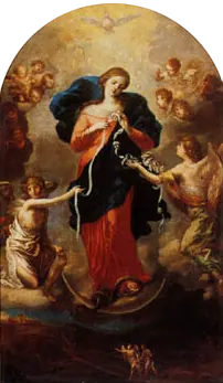 María Desatanudos (Johann Georg Melchior Schmidtner, h. 1700)