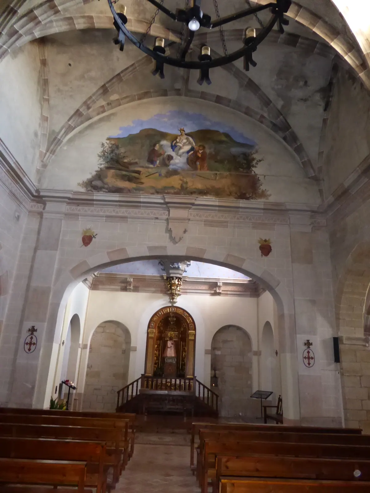 Santuario de Nuestra Señora de la Carrodilla, en Estadilla (Huesca)
