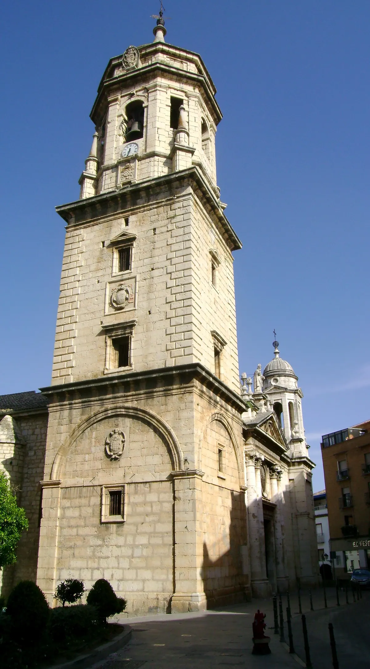 Iglesia de San Ildefonso, en Jaén, donde se venera a la Virgen de la Capilla