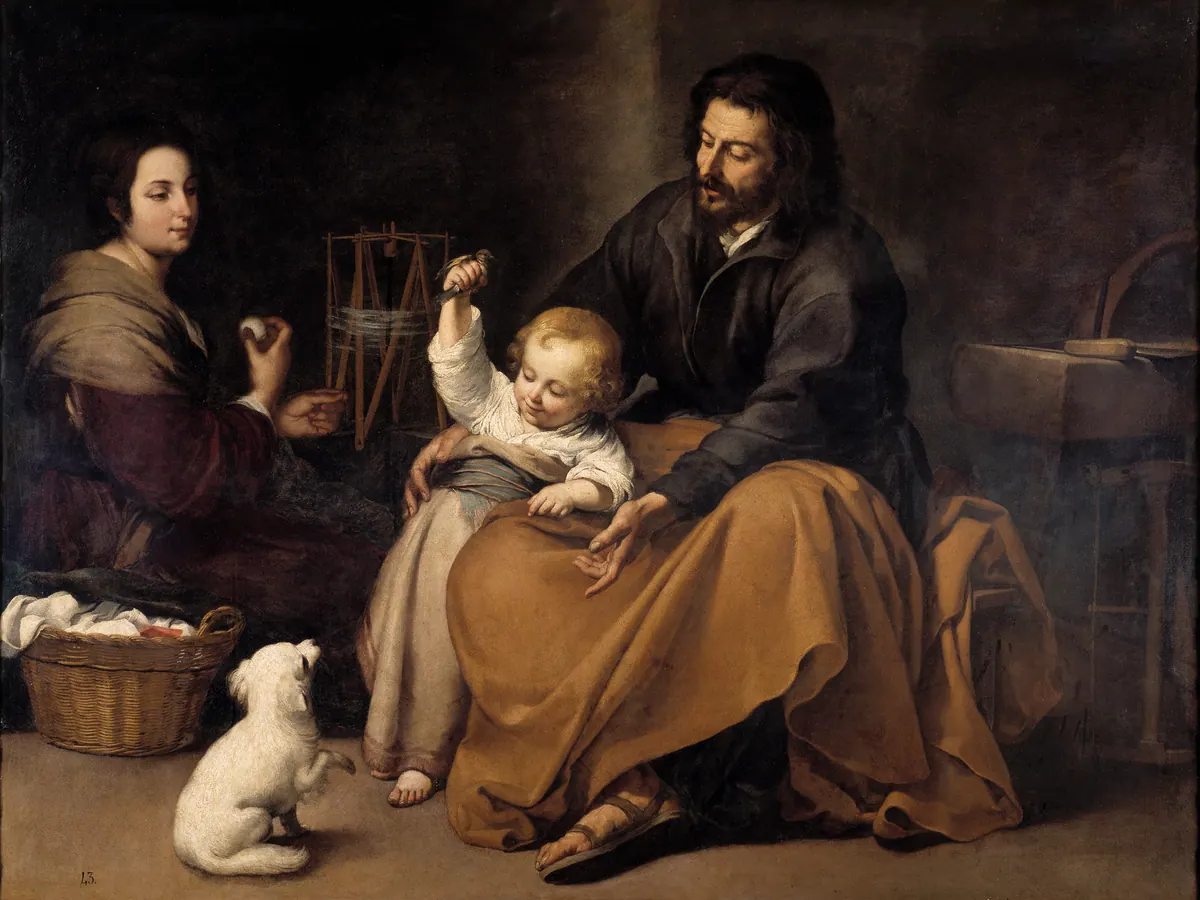 La Sagrada Familia del pajarito (Bartolomé Esteban Murillo)