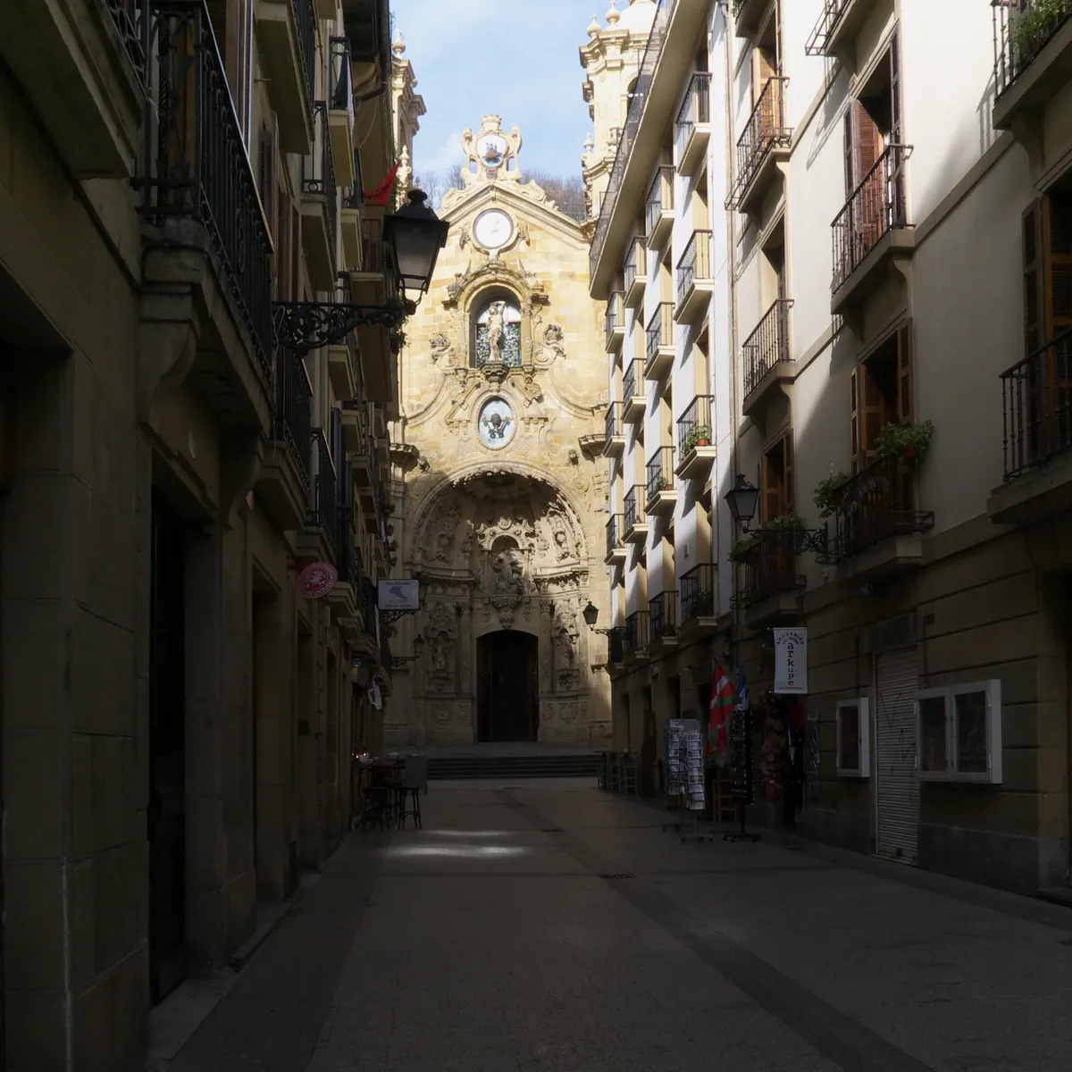 Basílica de Santa María del Coro, en San Sebastián (Gipuzkoa)