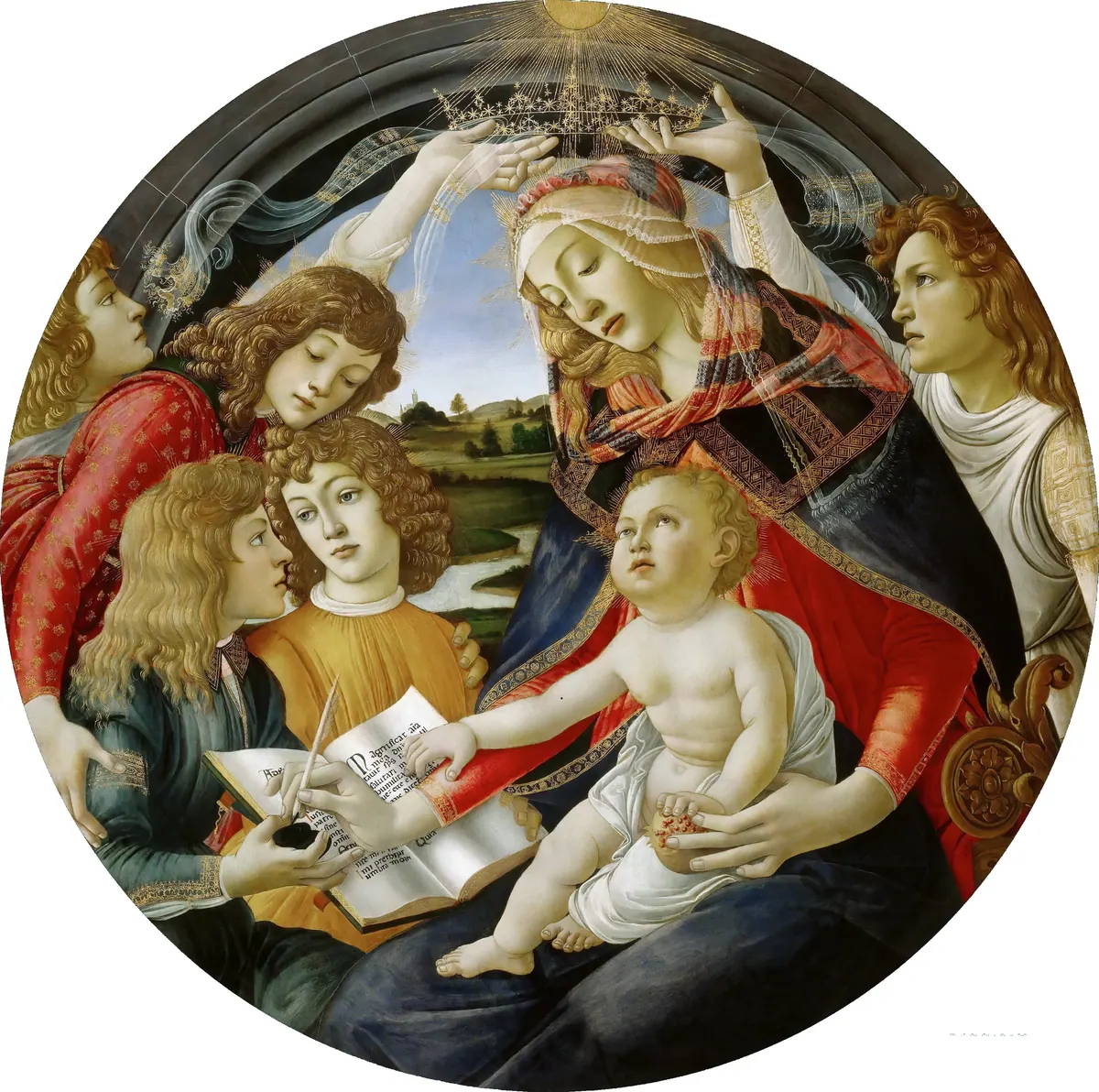 La Virgen del Magníficat (Sandro Botticelli)