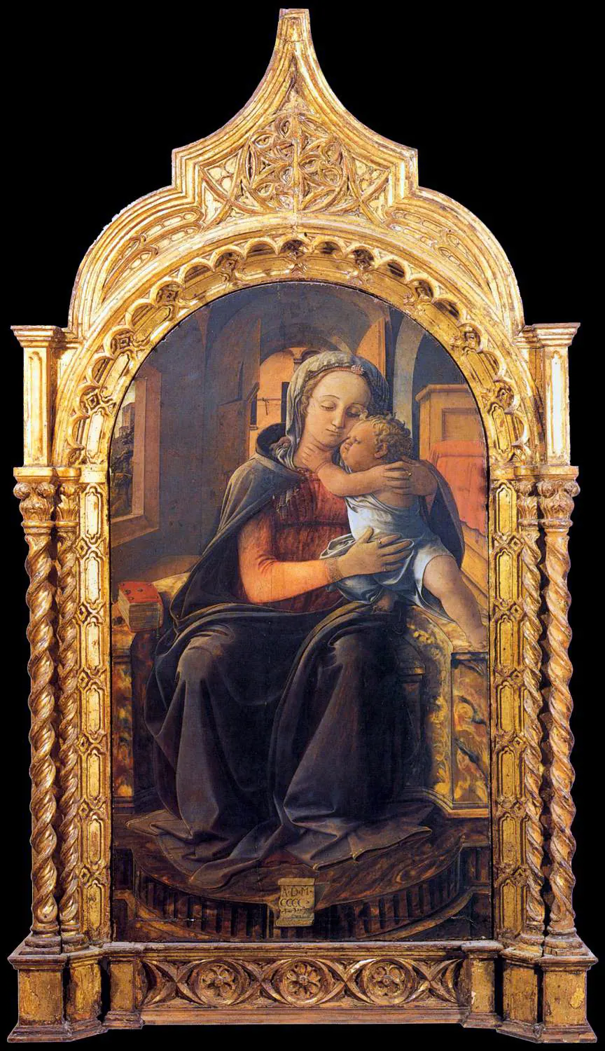 La Virgen de Tarquinia (Fra Filippo Lippi)