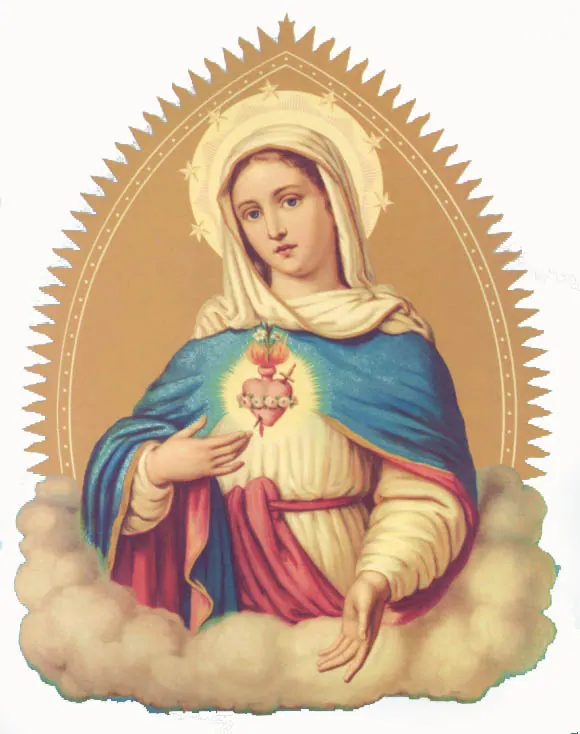 Representación del Inmaculado Corazón de María