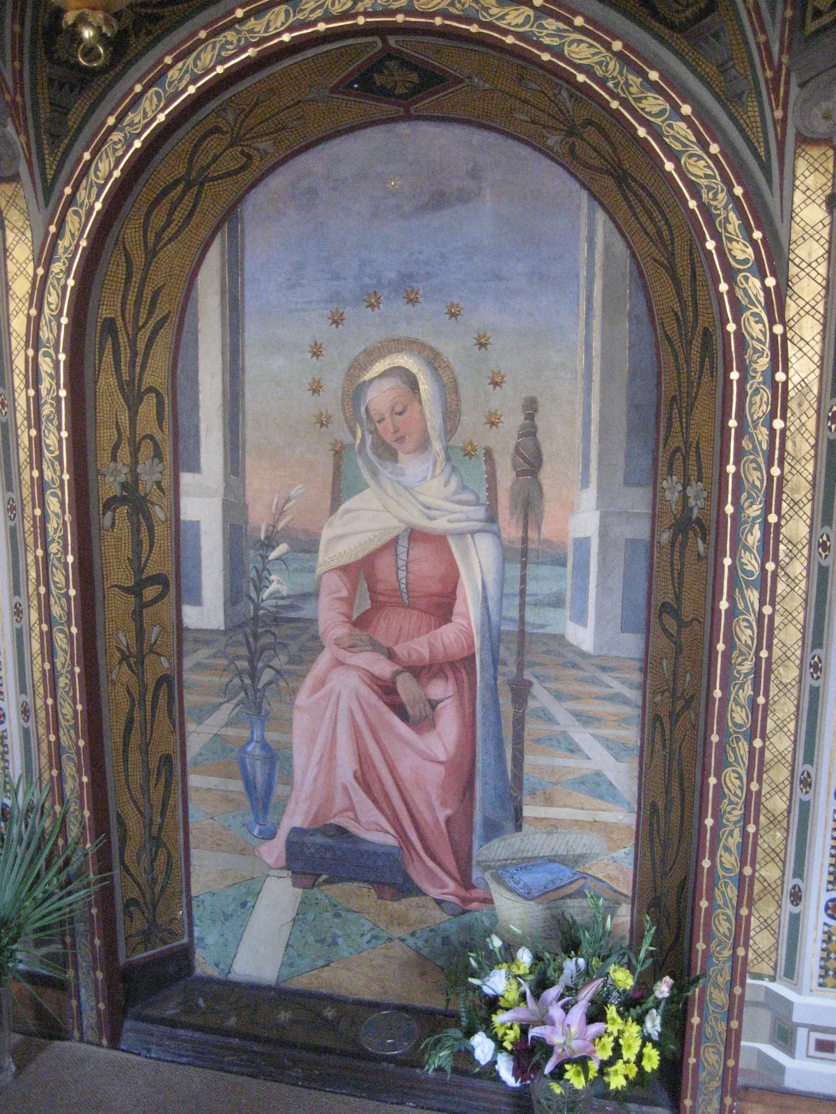 Mater Admirabilis (fresco de la Trinità dei Monti, Roma)